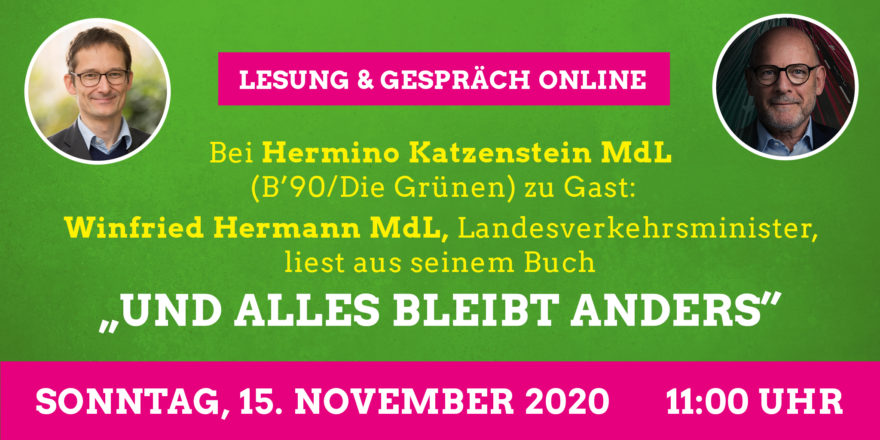 ONLINE! Winne Hermann zu Gast bei Hermino Katzenstein, MdL