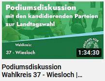 Podiumsdiskussion Wahlkreis 37 - Wiesloch | Fridays for Future BW
